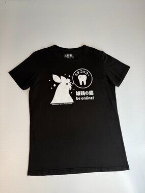 Rooster Teeth Shirt Men Large Spell Out Be Online Collect Work Party Run Gym Go